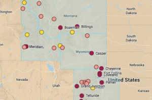 INTERACTIVE MAP: The RESTORE commercial real estate study looked at 32 towns and cities throughout a 4-state area.