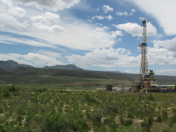 Garfield County gas rig